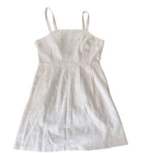 Royal Monk White Textured Mini Dress Size M Summer Cocktail Bridal Shower NWT